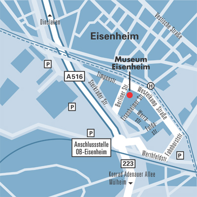 Anfahrtsskizze zum Museum Eisenheim