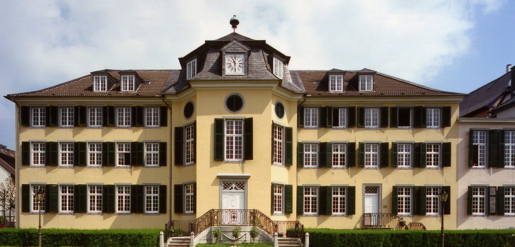 Exterior view of the baroque manor house of Cromford